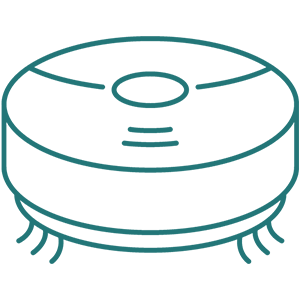 Robot vacuum icon
