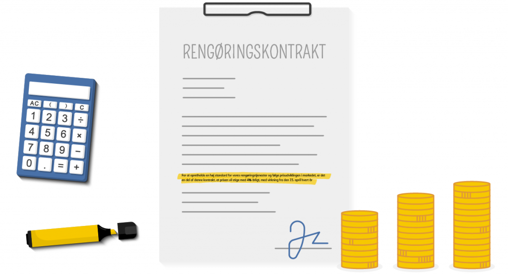 rengøringskontrakt